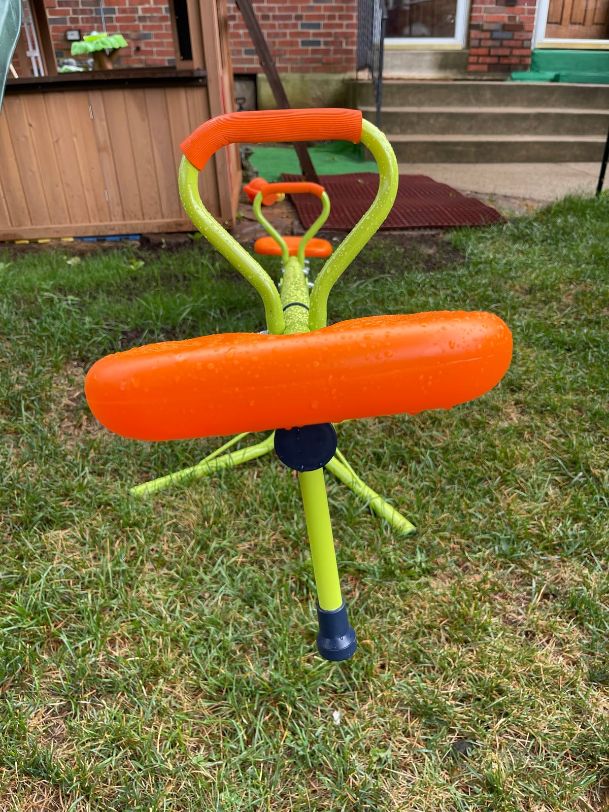 Nova Microdermabrasion Kids Seesaw Swivel Teeter-Totter Home Playground Equipment, 360 Degrees Rotating Safe, Outdoor Fun Toy Set for Kids, Toddlers, Boys, Children (2 Seats) customer photo 2