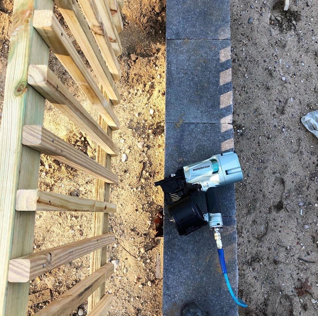 Metabo HPT Coil Framing Nailer | Pro Preferred Brand of Pneumatic Nailers | 15 Degree Magazine | Accepts 2-Inch up to 3-1/4-Inch Nails | Ideal for Wall Sheathing, Roof Decking, & Subflooring | NV83A5 customer photo 2