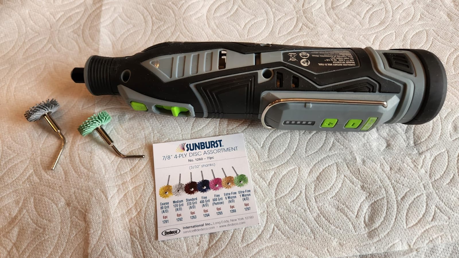 WORKPRO 12V Cordless Rotary Tool Kit for DIY Crafts customer photo 2