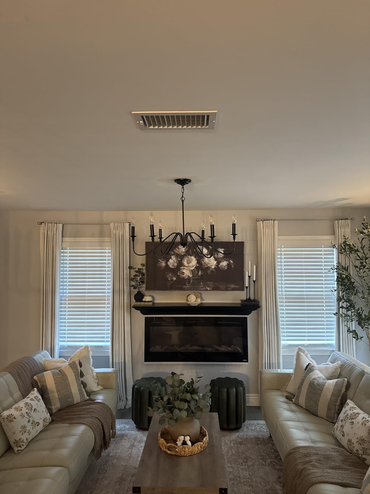 Miluolan Black Chandelier, 6-Light Farmhouse Chandelier for Dining Room customer photo 2
