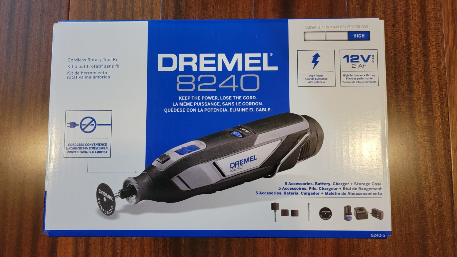 Dremel 8240-5 12V Cordless Rotary Tool Kit with Tool Fabric Carry Bag customer photo 1