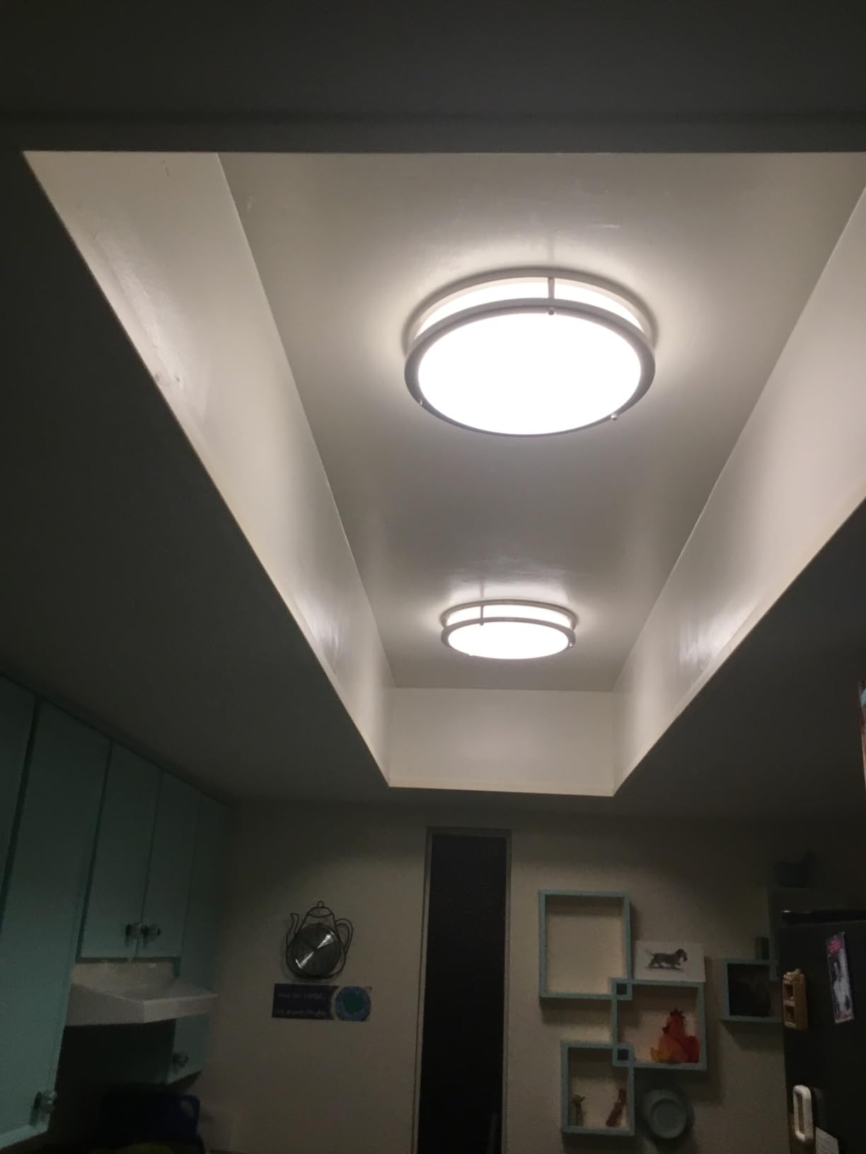36W LED Ceiling Light Fixture, 12in Modern Flush Mount Ceiling Lights customer photo 1