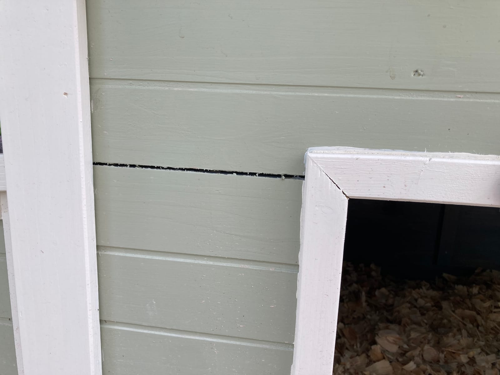 Petsfit Large Chicken Coop with Upgraded Perches, Wooden Outdoor Chicken Cage with Large Nesting Box, Weatherproof Open Asphalt Roof &Removable Bottom, Duck House, Rabbit Hutch customer photo 2