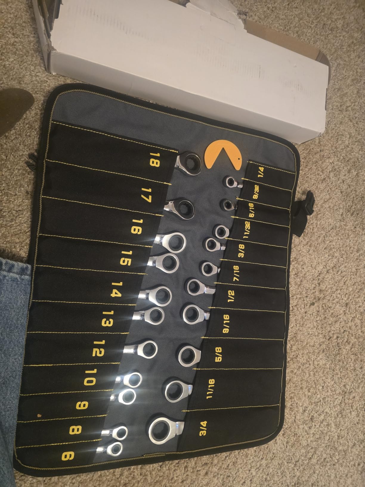 GRENPRO 22PC Ratcheting Wrench Set SAE&Metric Combination Open End Wrenches customer photo 2