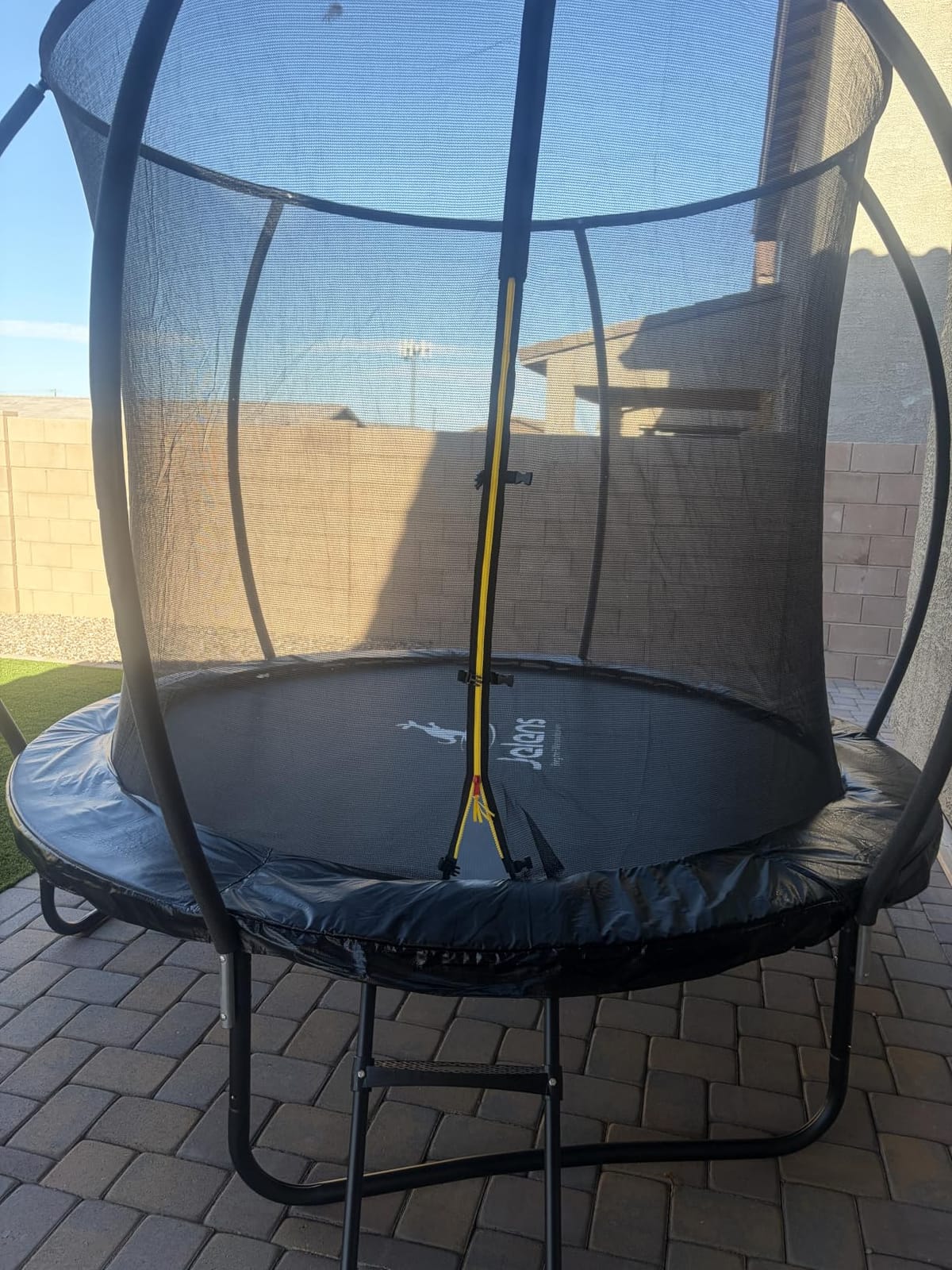 JELENS Trampoline 8FT 10FT 12FT 14FT 15FT 16FT, Recreational Trampolines with Enclosure Net, Outdoor Anti-Rust Trampolines for Kids and Adults, ASTM Approved customer photo 1