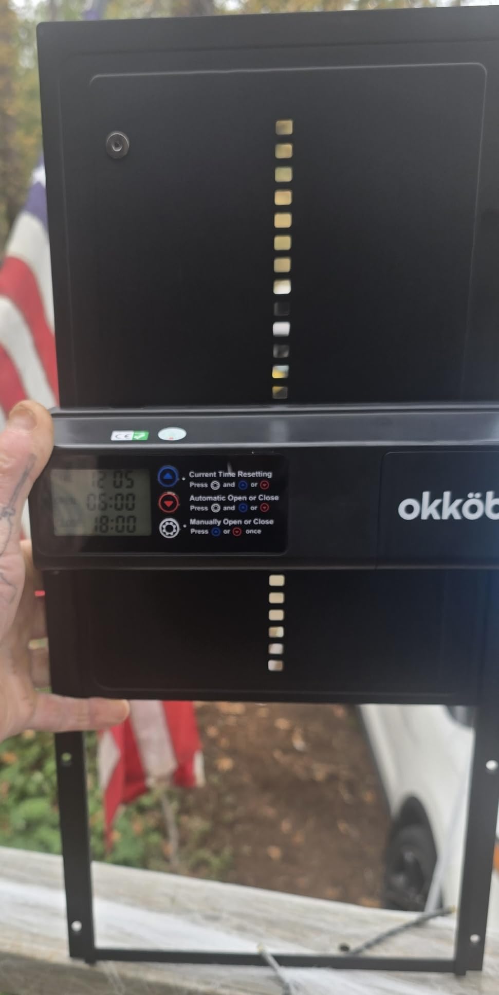 Chicken Coop Door Lite, Battery Powered with Timer and Manual Modes customer photo 1