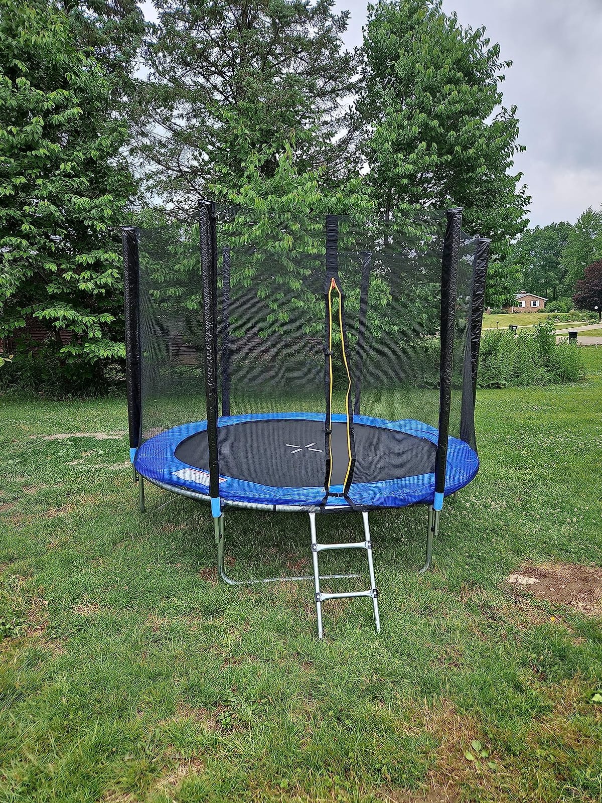 SKOK 14 FT Rectangle Outdoor Trampoline with Net and Ladder for Kids customer photo 2