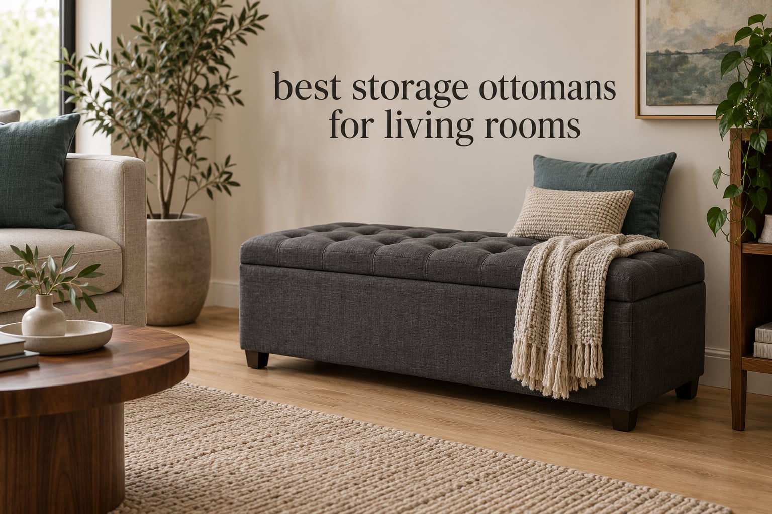 12 Best Storage Ottomans for Living Rooms (October 2026) Guide
