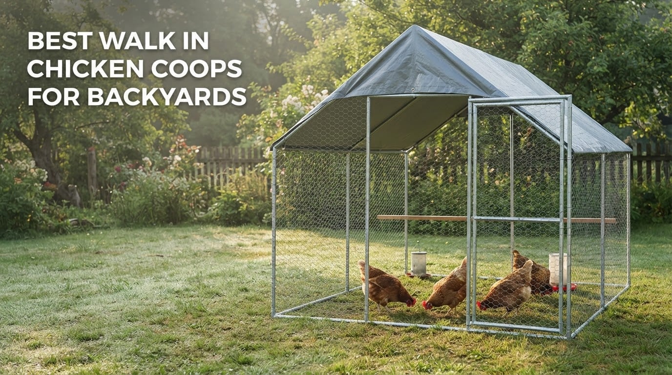 12 Best Walk In Chicken Coops for Backyards (October 2026)