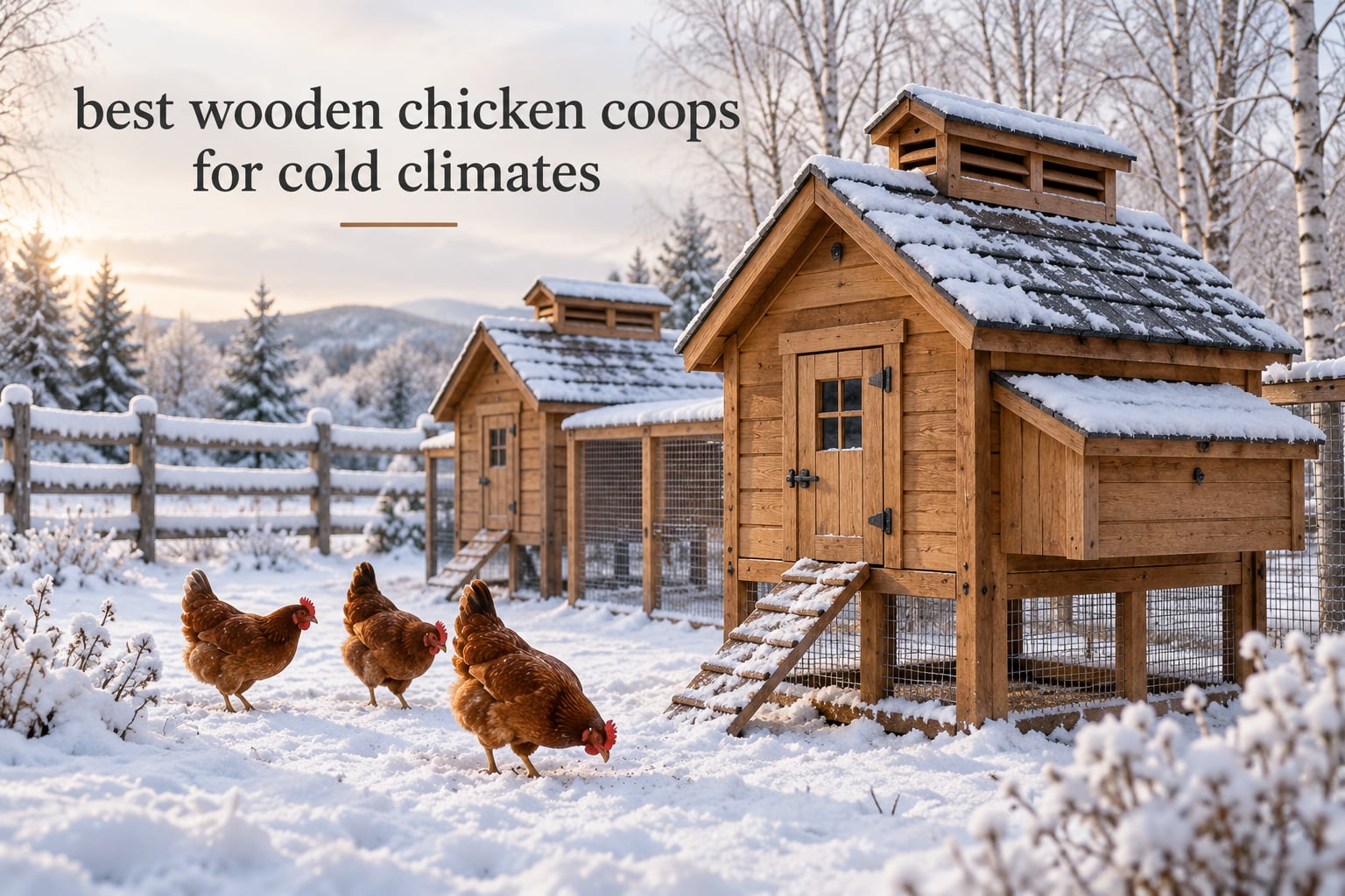 10 Best Wooden Chicken Coops for Cold Climates (October 2026)