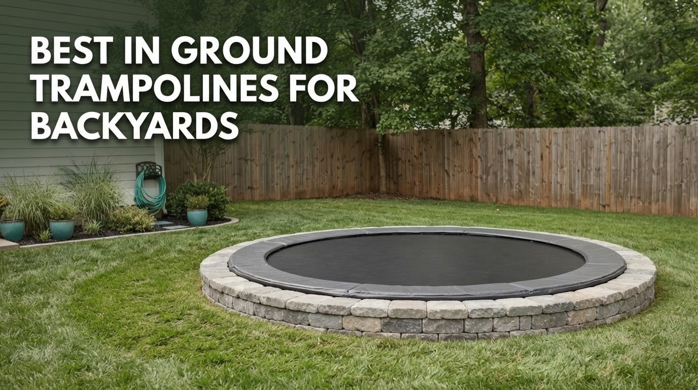 6 Best In Ground Trampolines for Backyards (October 2026)
