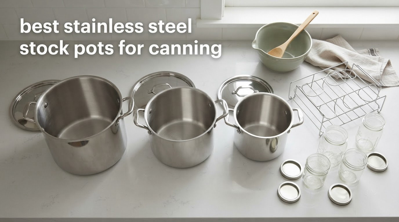 best stainless steel stock pots for canning
