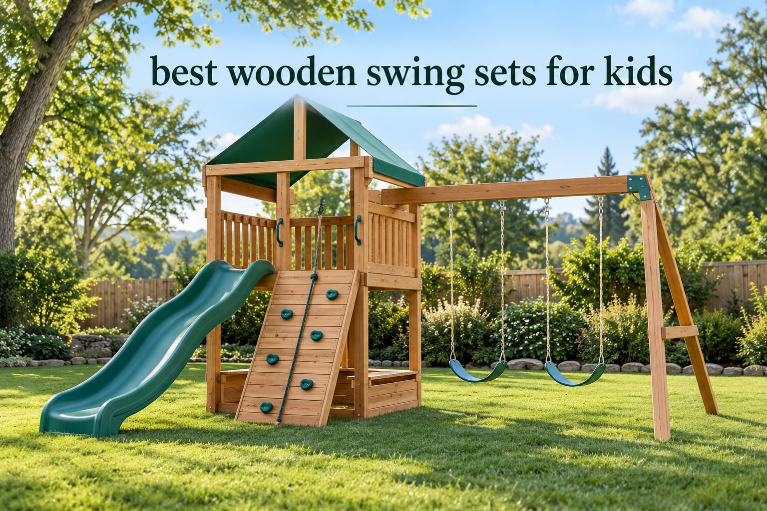 10 Best Wooden Swing Sets for Kids (October 2026) Guide