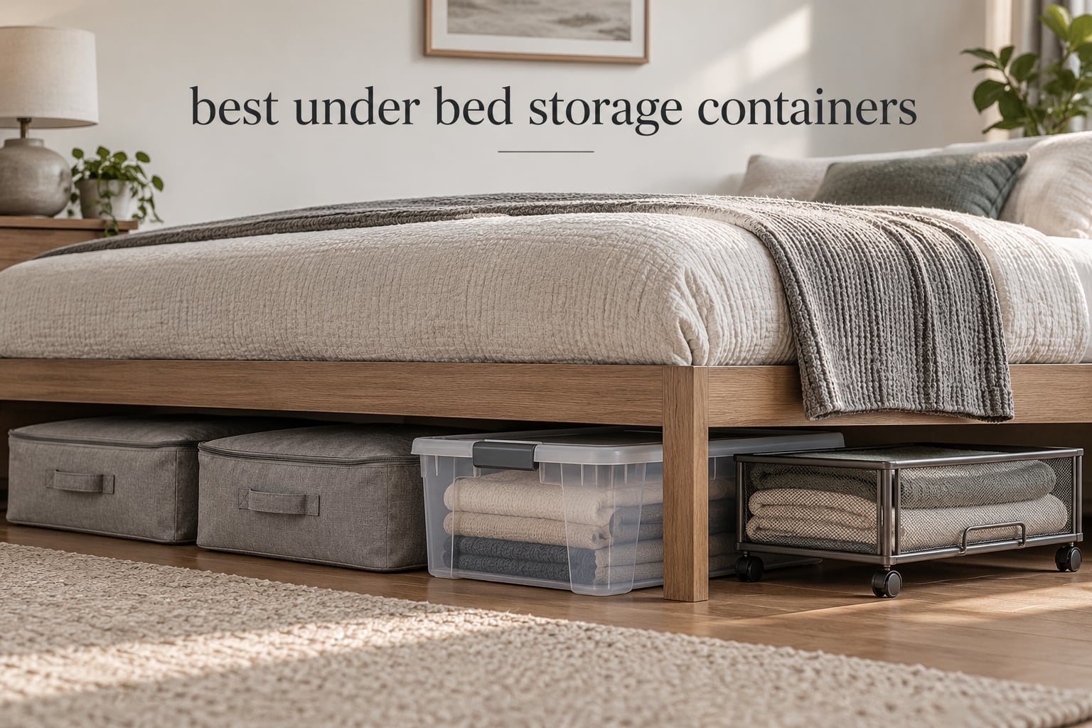 12 Best Under Bed Storage Containers (October 2026) Tested