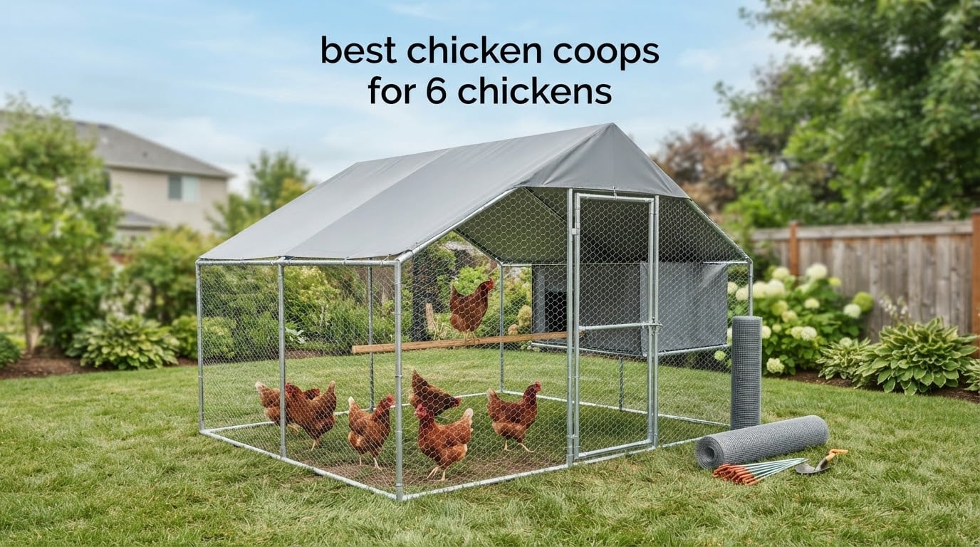 best chicken coops for 6 chickens
