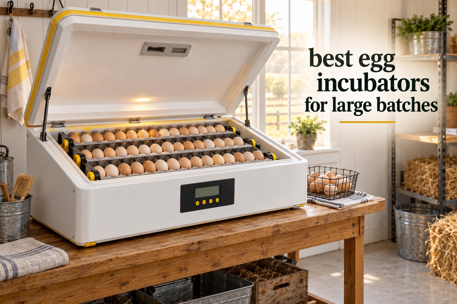 12 Best Egg Incubators for Large Batches (October 2026)