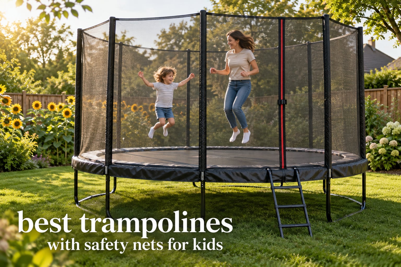 10 Best Trampolines With Safety Nets for Kids (October 2026)